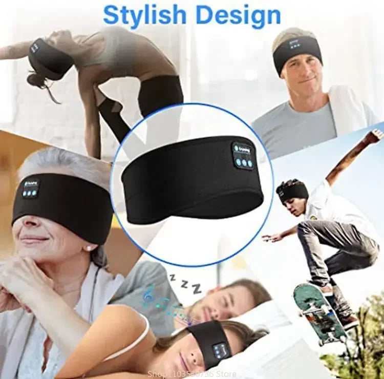 Bluetooth Sleep Headband Headphones for Side Sleepers ⭐