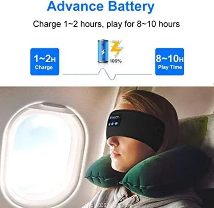 Bluetooth Sleep Headband Headphones for Side Sleepers ⭐