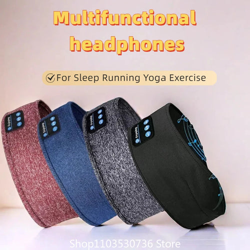 Bluetooth Sleep Headband Headphones for Side Sleepers ⭐