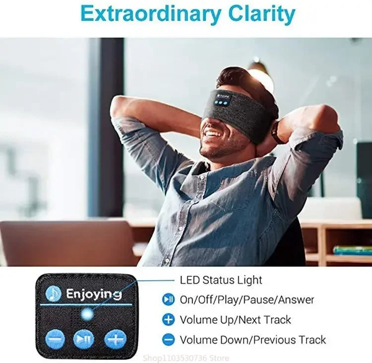Bluetooth Sleep Headband Headphones for Side Sleepers ⭐
